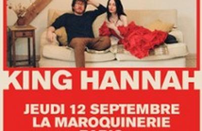 King Hannah + 1re partie  Paris 20me