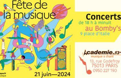 L'Acadmie du 13me fte la musique !  Paris 13me