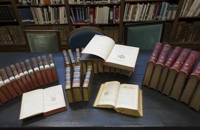 La bibliothèque historique des archives nationales et le salon Oppenord à Paris 4ème