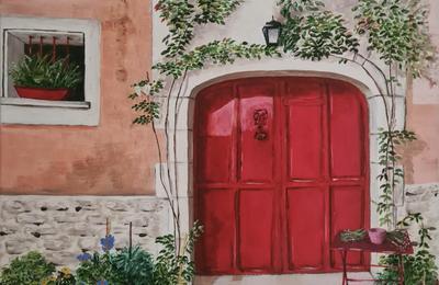 La Maison rose de Wallerand, une rsidence d'artiste.  Auvers sur Oise