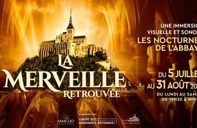 La merveille retrouve, spectacle illumination Mont Saint Michel 2024