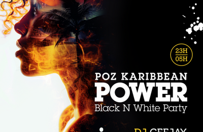La Poz Karibbea All Black and White Party  Brie Comte Robert