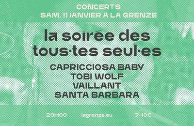 La soire des toustes seules : Capricciosa Baby, Tobi Wolf et Vaillant  Strasbourg