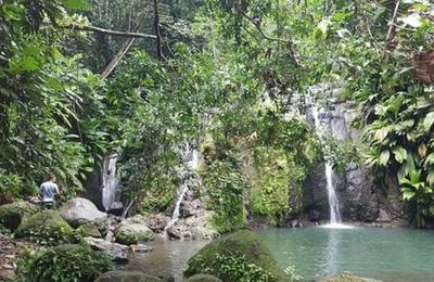 Randonne  la Cascade de Bis  Sainte Rose