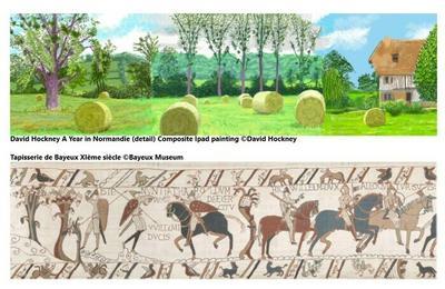 La Classe, L'oeuvre ! David Hockney et la Tapisserie de Bayeux, Montrer le temps qui passe