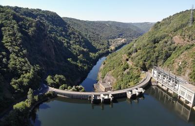 Le Barrage de l'Aigle  Chalvignac