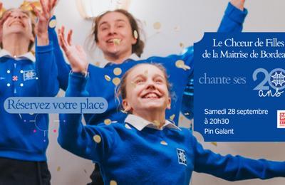 Le Choeur de Filles de Bordeaux chante ses 20 ans  Merignac