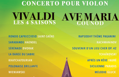 Les 4 saisons de Vivaldi, Ave Maria, concerto de Mendelssohn à Paris 6ème