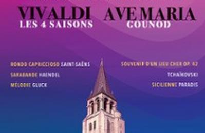 Les 4 Saisons de Vivaldi, Ave Maria, Concerto de Mendelsson, Orchestre Hlios  Paris 6me