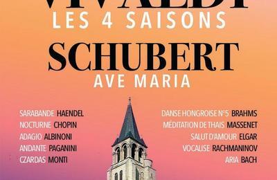 Les 4 Saisons de Vivaldi, Ave Maria et Clbres Adagios  Paris 8me