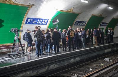 Les coulisses de la station cinma  Paris 20me