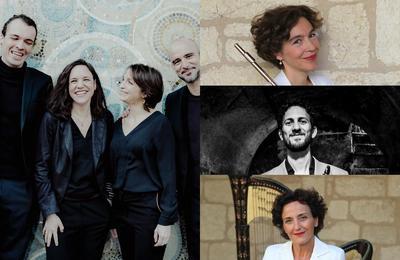 Isabelle Moretti, Juliette Hurel, Quatuor Voce et Rmi Delangle  Clairefontaine-en-Yvelines