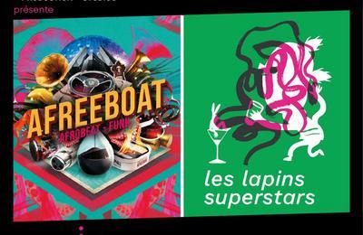 Les Lapins Superstars et Afreeboat  Paris 20me