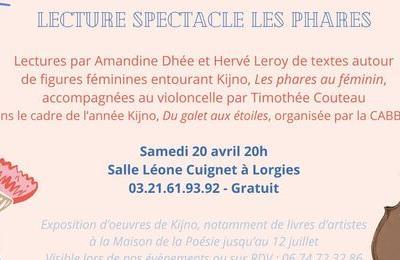 Les Phares Lectures par Amandine Dhe et Herv Leroy  Lorgies