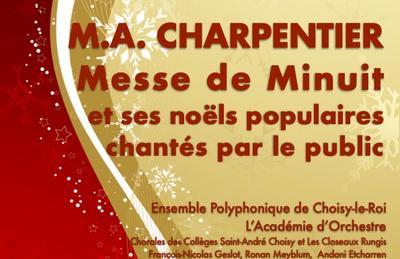 M.A.Charpentier, Messe de Minuit, Nols chants par le public  Villeneuve le Roi