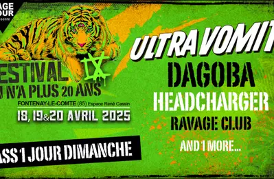 Ultra Vomit, Dagoba, Headcharger  Fontenay le Comte