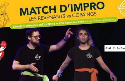 Match d'Impro : Les Revenants vs Copaings à Strasbourg