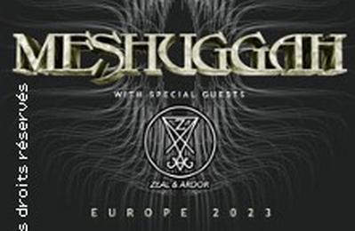Meshuggah europe 2023 à Villeurbanne