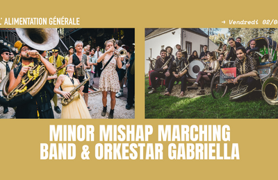 Minor Mishap Marching Band et Orkestar Gabriella à Paris 11ème