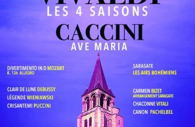 Orchestre Hélios et Glen Rouxel, Vivaldi et Caccini à Paris 6ème
