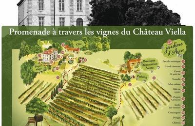 Parcours pdestre des jardins d'Aure, un circuit  faire en famille !  Viella