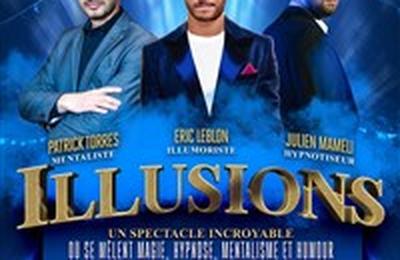 Patrick Torres, Eric Leblon et Julien Mameli dans Illusions, prsent par Alain Coquin's Show  Gap