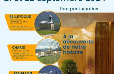 Patrimoine religieux, Squences musicales, Exposition d'un plan en relief  Echallon