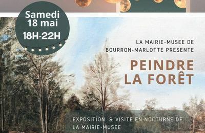 Peindre la fort : exposition nocturne  la Mairie-Muse  Bourron Marlotte
