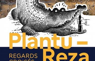 Plantu - Reza, regards croiss  Paris 16me