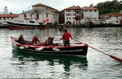 Promenade en rade sur des embarcations traditionnelles en bois  Saint Jean de Luz