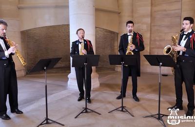Quatuor de saxophones, les gardiens de la paix  Paris 4me