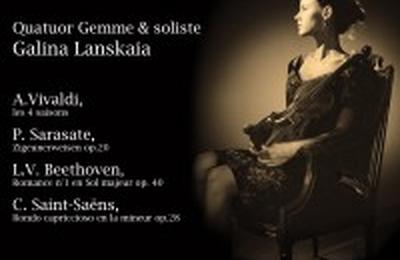 Quatuor Gemme et Galina Lanskaia  Vincennes