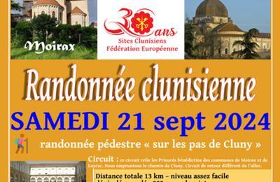 Randonne patrimoniale : sur les pas de Cluny  Moirax