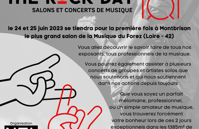 1re dition du Salon de la Musique The Rock Day 2023  Montbrison