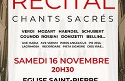 Rcital Chants Sacrs  Tournefeuille