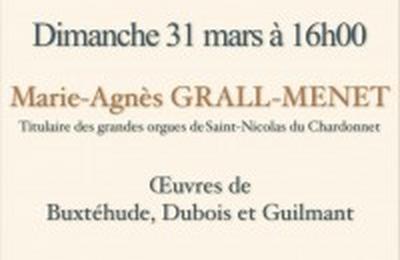 Rcital d'Orgue par Marie-Agns Grall-Menet  Paris 5me