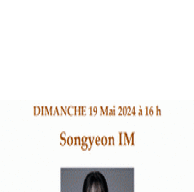 Rcital d'Orgue par Songyeon Im  Paris 13me