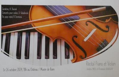 Rcital Piano et Violon, Frdric Moll et Christophe Bourgeay  Bon-sur-Lignon