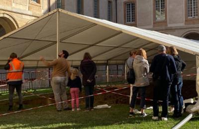 Rencontre avec les archologues du chantier de fouilles de l'abbaye de Cluny