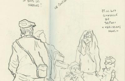 Rencontre avec les Urban Sketchers à Belfort