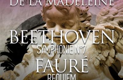 Requiem de faur, 7me de Beethoven  Paris 8me