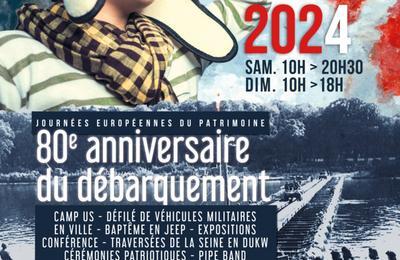 Rosny-sur-Seine fte le 80e anniversaire 
du dbarquement en 2024