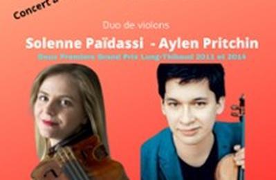 S. Paidassi, A. Pritchin, Violons, Deux 1ers Prix Long-Thibaud  Cannes