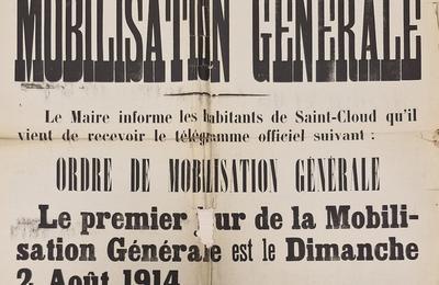 Saint-Cloud pendant la Grande Guerre, une enqute dans les archives historiques