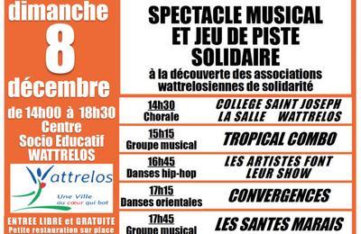 Spectacle musical et jeu de piste solidaire  Wattrelos