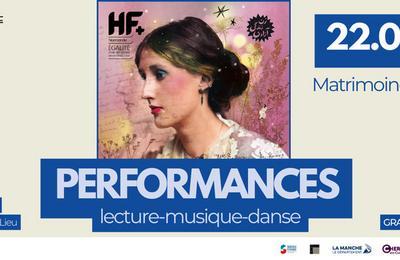 Spectacle : performance lecture-musique-danse  Cherbourg-en-Cotentin