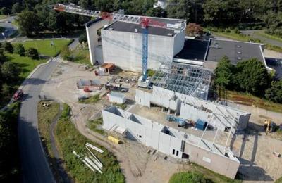 Thtre de la Fleuriaye et visite du chantier de restructuration  Carquefou