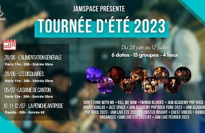 Tourne d't Jamspace 2023  Paris 11me