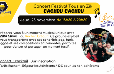 Tous en Zik  Groupe Cachou-Cachou  Troyes