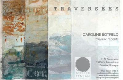 Traverses, Exposition de travaux rcents de Caroline Boyfield  Saint Pol de Leon